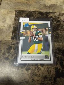 lot 1000 image: 2020 Panini Donruss Football Jordan Love Green Bay Packers Rated Rookie Card