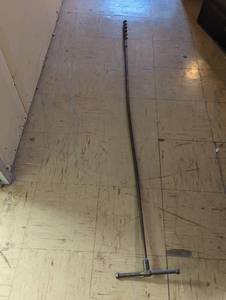 lot 16766 image: T-handle Hand Auger Drill Bit