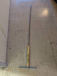 lot 16767 image: Hastings extendostick Industrial Grade T-Handle pointed tool.