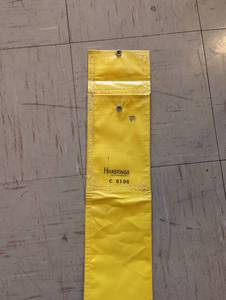 lot 16770 image: Hastings C8106 Yellow Industrial bag for extendostick with handle, like New.