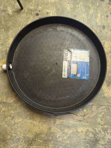 lot 16800 image: Water Heater Drain Pan with Fitting