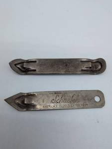 lot 16815 image: Brewery Bottle Openers set of 2 - Rams Head, Schaefer, Vintage.