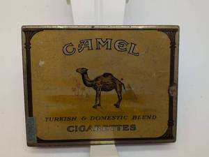 lot 16828 image: Camel Turkish & Domestic Blend Cigarette Vintage Tin