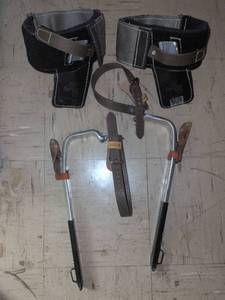 Buckingham Lineman Climbers/Gaffs with Straps