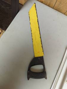 lot 16752 image: Disston Hand Saw, used.