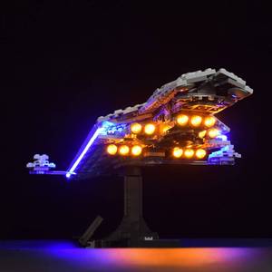 lot 1578 image: LightGo LED Lighting Kit Designed for Star Wars Executor Super Star Destroyer Compatible with Lego 75356 Building Set - Not Include Model (Classic Version)