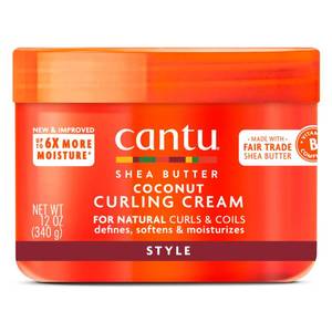 lot 1584 image: Cantu Shea Butter Coconut Curling Cream, 12 Ounce (Pack of 4)