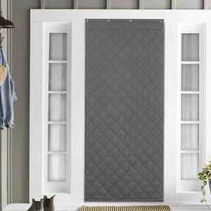 lot 1597 image: NICETOWN Temporary Insulated Door Curtain, 36x80 Thermal Windproof Cover with 3 Hanging Ways - Easy Install, Keep Warm for Living Room, Sliding Door, Kitchen