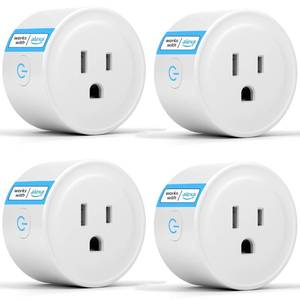 lot 1616 image: ExIoTy Smart Plug, Works with Alexa Only, Simple Setup with One Voice Command, Voice Control, Remote Control, Timer & Schedule & Group Controller