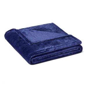 lot 1639 image: Amazon Basics Throw Blanket, Ultra-Soft Flannel Fleece Blanket, Lightweight Cozy for Couch Sofa Bedroom, Fade-Resistant Fabric, 50 x 60 Inches, Navy