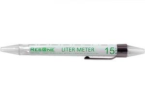 lot 1644 image: ResOne High Flow Liter Meter Pen Measure Oxygen Flow Rates 2-15 LPM - Compact Oxygen Flow Meter for Quick, Precise Flow Checks