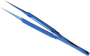 lot 1651 image: 1PC TS-11 Precision Titanium Alloy Tweezers for Mobile Phone iPhone Motherboard Fingerprint Jump Line Wire Repair Microscope Tweezers