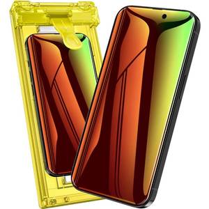 lot 1719 image: Fotbor Compatible with iPhone 17 Pro Max Privacy Screen Protector, 2 Pack Colorful Gradient Anti-Spy Anti-Blue Light 7H Hardness Private Film Auto-Alignment Tray, No Peeling Shatterproof Bubble Free
