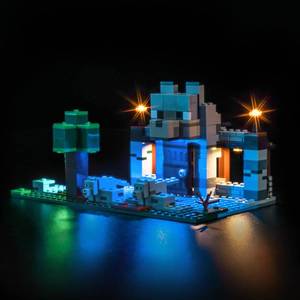 lot 1729 image: LocoLee Customized Version Lighting kit Compatible with Lego 21261 The Wolf Stronghold - No Model Only Light, LED Accessories Compatible with Lego 21261