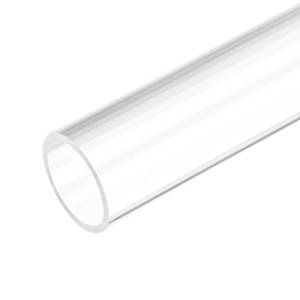 lot 1793 image: MECCANIXITY Acrylic Pipe Clear Rigid Round Plastic Tube 19mm(34 inch) ID 23mm OD 10 for Lamps and Lanterns, Water Cooling System
