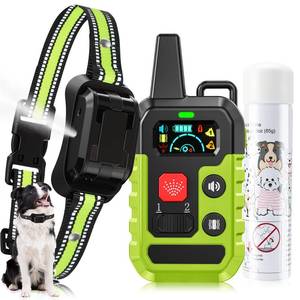 lot 1865 image: Citronella Training Collar for Dog 1 Citronella Refill Citronella Dog Bark Collar with BeepVibrationSpray 4 Mode & 6 Adjustable Sensitivities IPX7 Waterproof Bark Collar, Safer for LMS Dogs