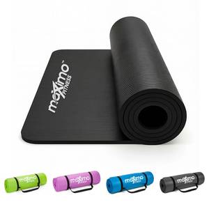 lot 1871 image: Maximo Fitness Yoga Mat - Multipurpose 72 x 24 x 0.5(Standard) Exercise Mat for Men, Women and Kids, Ideal Non Slip Workout Mats for Yoga, Pilates, Gym Exercise with Carrying Strap