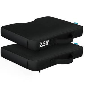 lot 1879 image: Allhercom Stadium Seat Cushions for Bleacher, Portable Extra Thick Bleacher Cushion with Handle, Waterproof Stadium Seat Pads for Hard Chair for Baseball Football Outdoor Indoor Events, 2PCS