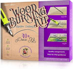 lot 1696 image: Craft Culture Wood Burning Kit Starters Edition