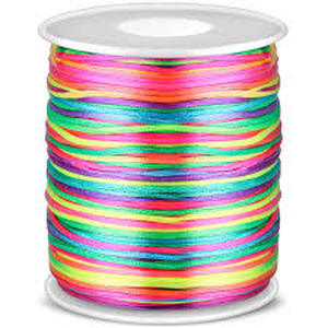 lot 1804 image: Rainbow Neon String Cord Roll