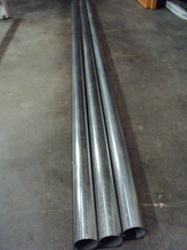 lot 3137 image: (3) CT lot steel poles