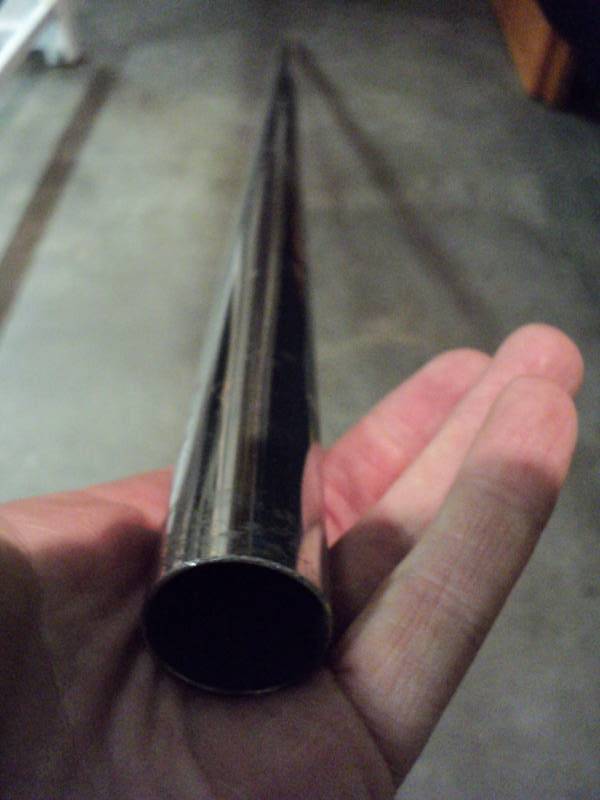 lot 3142 image: (1) piece Stainless Steel pipe