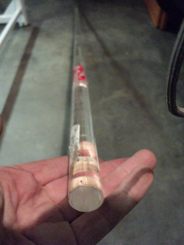 lot 3147 image: (1) piece acrylic plastic stock