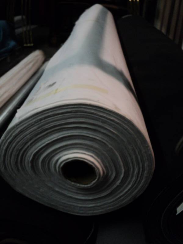 lot 3153 image: (1) roll firm organdy fabric