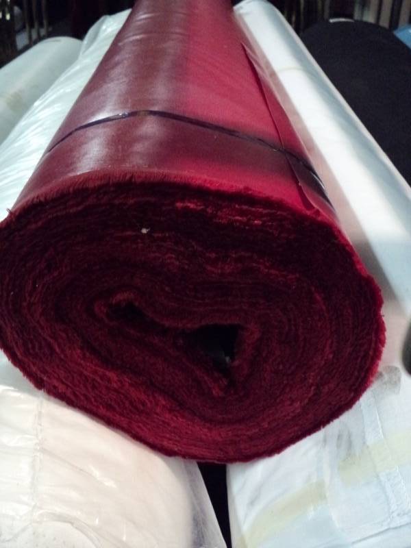 lot 3159 image: (1) roll material with plastic coated back
