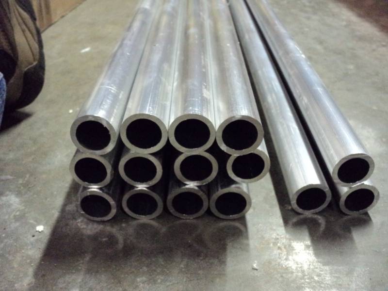 lot 3163 image: (15) ct. lot non-ferrous poles, 1 diameter x 96