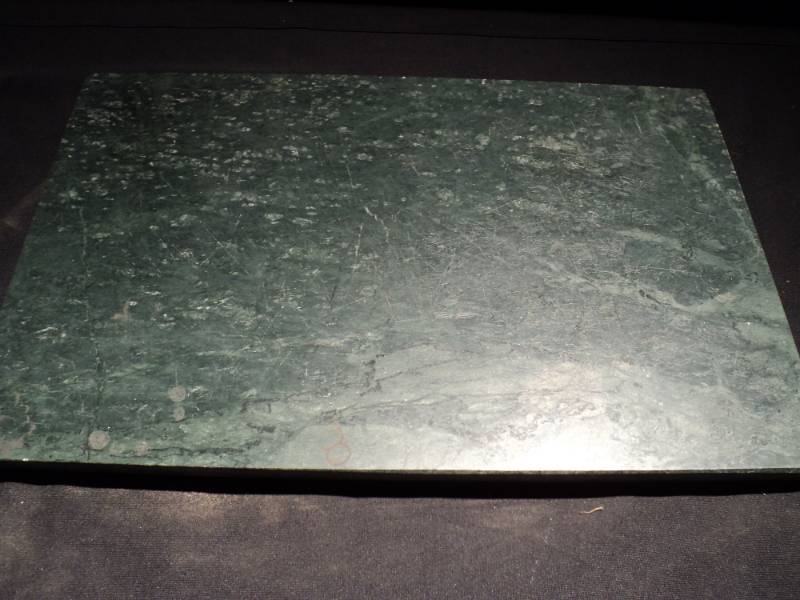 lot 3210 image: (1) stone cutting board,  green