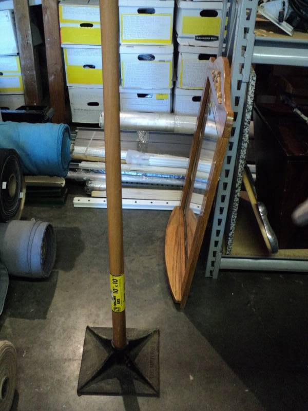 lot 3211 image: Truper Sa De Cv KR2LC 10-Inch Tamper With 45-Inch Wood Handle