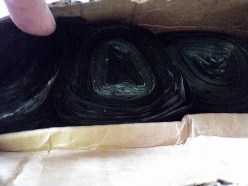 lot 1592 image: Brighton Professional High Density Super Heavy Strength Trash Bags, Black, 45