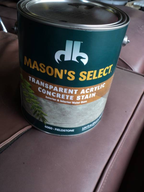 lot 1997 image: (1) gallon Masons Select Transparent Acrylic Stain, 6060 Fieldstone