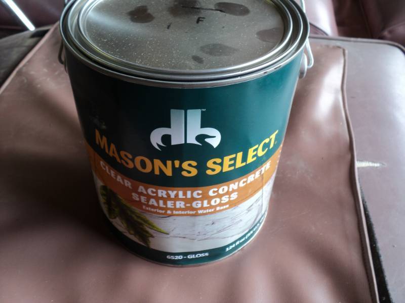 lot 2003 image: (1) gallon Masons Select Transparent Acrylic Stain, 6520 Gloss