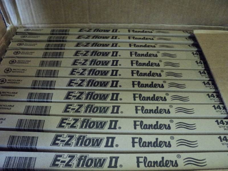 lot 3256 image: Flanders 14x18x1 Fiberglass Air Filter 10055.011418 Pack Of 12