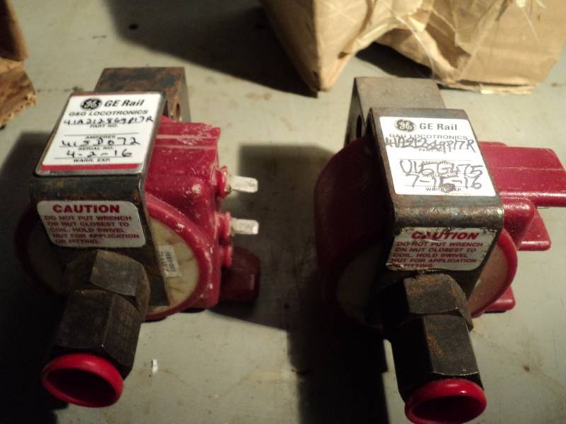 lot 3270 image: (2) CT lot GE Transportation systems valve,  41A21269P17R