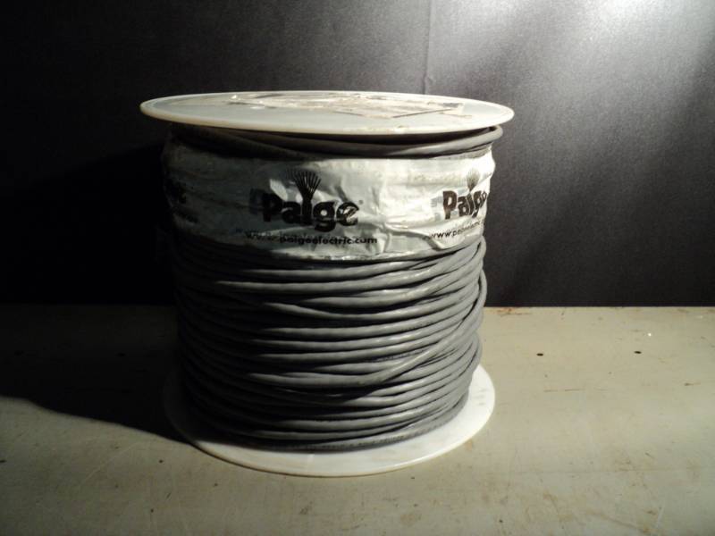 lot 3280 image: (1) roll Paige cable CMR CAT 5E 350 MHZ PR 24 AWG 4pp3290 ETL