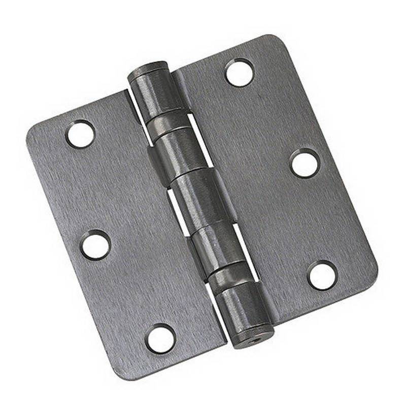 lot 3286 image: (7) CT.  lot Full Mortise Inset Satin Antique Nickel Hinge (1-Pair)
