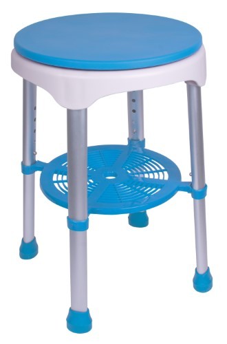 lot 3291 image: Carex Ez Round Swivel Bath Stool, 7 Pound