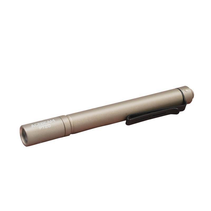lot 3812 image: ACEBEAM PT20 2 AAA EDC Flashlight Rechargeable, 500 High Lumens Pen Flashlight with Clip, Compact Pocket MINI LED Flash Light, Super Bright Small Pen Light for Emergency, Camping, Home, Work