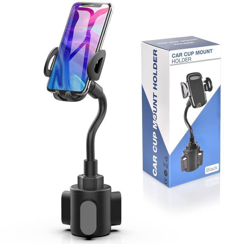 lot 8009 image: Phone Holders for Your Car, Cup Holder Phone Mount, Universal Adjustable Gooseneck Cup Holder Cradle Car Mount for iPhone 17161514131211Pro MaxXXsXsMax88Plus,Samsung,Huawei,LG, Sony(Black)