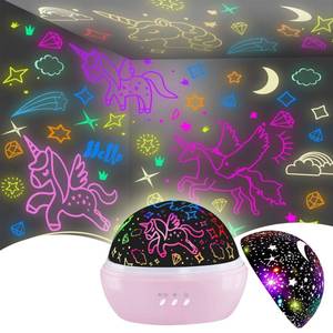 lot 2244 image: Unicorn Toys for 3-8 Year Old Girls,Star Projection Cute Kids Toys for 3-9 Year Olds Girl 2 in 1 Popular Christmas Xmas Birthday Gifts for Girls Age 3-10 Year Old Toddler Girl,Kids Toys