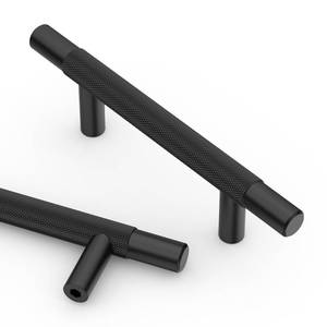 lot 2267 image: Asidrama 10 Pack 3 Inch(76mm) Matte Black Knurled Kitchen Cabinet Handles, Cabinet Pulls Kitchen Cabinet Hardware for Cupboard Drawer Pulls