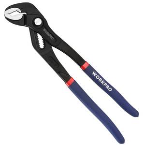 lot 2323 image: WORKPRO 12-Inch Groove Joint Pliers, Fast Adjust Tongue and Groove Pliers, V-Jaw Water Pump Pliers with Comfort Grips