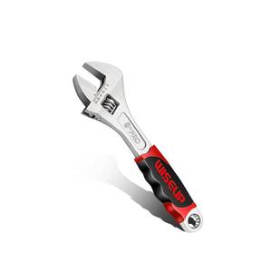 lot 2331 image: WISEUP Adjustable Wrench 8 Inch Professional Cr-V Forged With Anti-Slip Grip Wrenches Set Small Crescent Style Hand tools