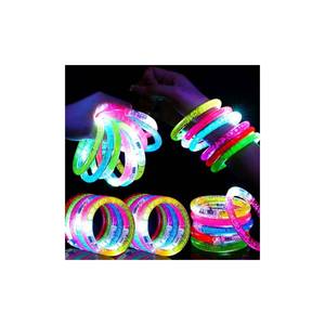 lot 2345 image: Mikulala Glow in the Dark Party Supplies for KidsAdults, Flashing Light up Toys LED Bracelets Valentines Glow Sticks, Mardi Gras Party Favors Carnival Birthday Concert Gifts Accessory