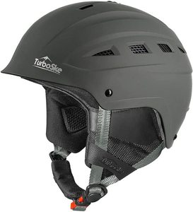 lot 2358 image: TurboSke Ski Helmet, Snowboard Helmet, Snow Sports Helmet for Men Women and Youth (Gray, S)