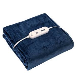 lot 2382 image: Tefici Electric Heated Blanket Twin,Super Cozy Soft 2-Layer Flannel 62 x 84 Heated Twin Size with 3 Heating Levels 8 Hours Auto Off, Machine Washable, ETL and FCC Certified, Home Office Use, Blue