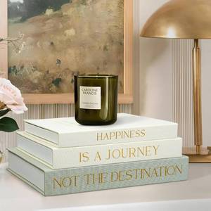 lot 2387 image: Set of 3 Linen Decorative Books for Home Decor,Modern Faux Decor Book Stack for Decoration,Aesthetic Books for Coffee TableBookshelfMantel Decor,Photo Storage or Keepsake Box for Decor